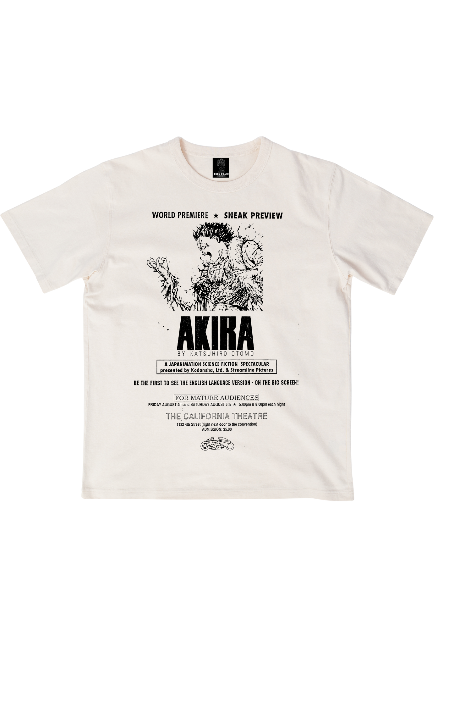 Akira 1990 SDCC Poster Tee